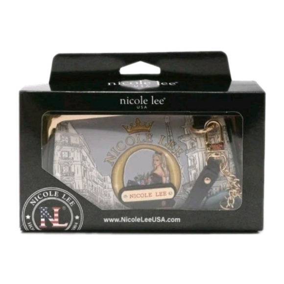 Nicole Lee Kiss Lock Coin Purse Wristlet Wallet NWT - Picture 7 of 9